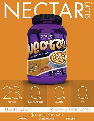 Nectar Whey Protein Isolado Syntrax Caramel Macchiato - 907 g