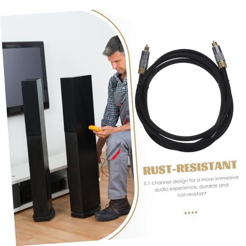 Cable óptico de audio digital premium resistente al óxido y compatible con 5.1 2