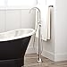 Signature Hardware 951348-LV Lentz Floor Mounted Tub Filler Faucet - Includes Hand Shower