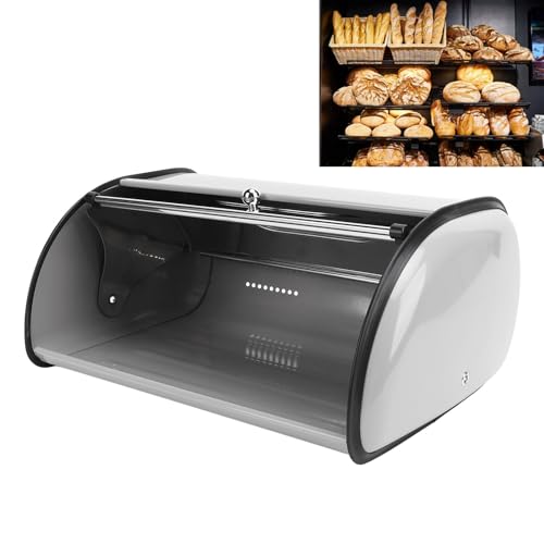 Panera de metal para cocina organizada disfrutando siempre de pan fresco 4