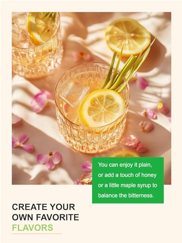 Image of TeeLux Lemongrass Tea Bags, Refreshing & Smooth Taste, Caffeine Free 100 ct | Natural Lemongrass Herbal Tea, Single Ingredient, Fresh Citrus Aroma, Sugar Free & Gluten Free, Hot or Iced