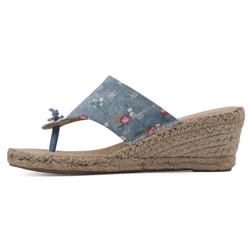 Image of WHITE MOUNTAIN Women's Beachball Espadrille Wedge Sandal
