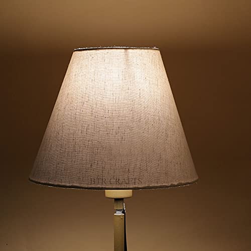 Image of 10 inch Inches, Small-Medium, Conical Lamp Shade, Cotton Fabric, Flex Color