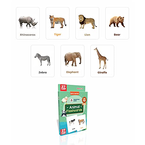 Image of Flash Cards for Kids (Set of 5) Easy & Fun Way of Learning 3 Months to 6 Years Babies (Combo Set)