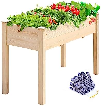 Building Elevated Garden Beds: 5 Surprising Picks You Didn't Expect 7 TMEE 4FT Raised Garden Bed with Legs, Elevated Garden Box for Vegetable, Flower, Herb, Wood Planter Load Up to 250 Pounds for Gardening in Backyard Patio - Easy Assembly, 30in Height