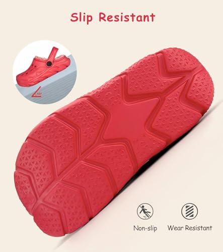Image of Toddler Kids Clogs for Boys Girls Comfortable Slip on Sandals Beach Pool Slipper