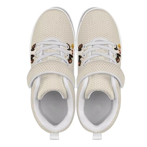 Girl Sneakers Size 11-15 Lightweight Girls Running Shoes Lace-Up Design3