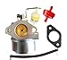 HQparts Generator Carburetor compatible with Coleman Maxa 5000 ER Plus 10hp compatible with Tecumseh Powerbase Powermate PM0525202 Carb & Fuel Filter