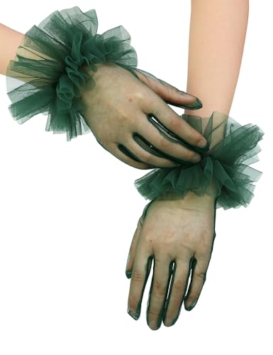 Guantes de fiesta de té elásticos para vestidos sin mangas y etiqueta formal