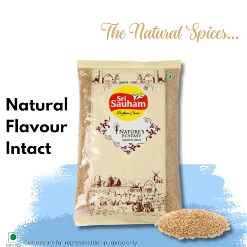 Image of Sri Sauham Premium Seeds - 100% Natural Fresh Poppy Seeds - 100 gm | Posto, Khus Khus | Natural Source of Dietary Fiber, Protein & Healthy Fats | No Artificial Colors or Preservatives | Vegan & Gluten Free