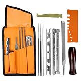 10 PC Chainsaw Sharpener Kit , 5/32' 3/16' 11/64' Round...
