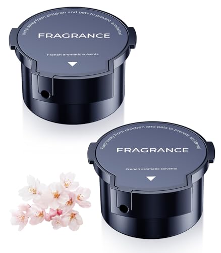 Image of Hitolza Car Air Freshener Refill - Pack of 2, Can be Used for 4~6 Months - Made with Natural Plant Extracts - Sakura Bloom