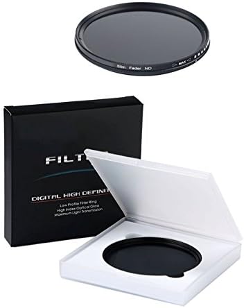 Filtro delgado de densidad neutra variable de 1.929 in - Filtro ND ND2 a ND400