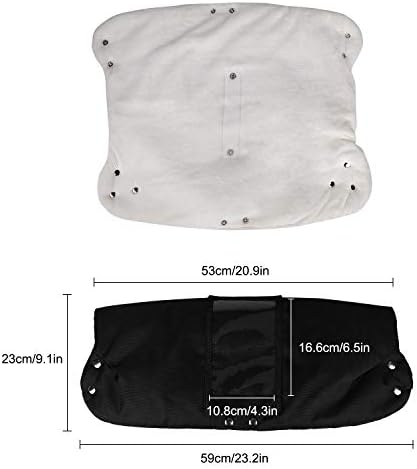 Stroller Hand Muff Windproof Anti-Freeze Pram Gloves Waterproof Baby Pushchair Hand Warmer Cover Thickening Warm Winter Pram Mitten with Mobile Phone Pocket (Black)