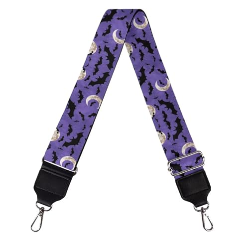 Image of Adjustable Purse Strap for Women, Crossbody Wide Handbag Strap Replacement, Sturdy Bag Strap with Silver Hardware