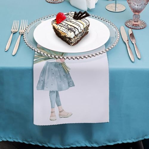 Servilletas de Tela con Bouquet de Tulipanes miniatura 2