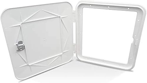 Miniatura 6 de Thetford |B&B Molders Recambios y Accesorios RV Camper Extra Grande Montaje Empotrable Escotilla de combustible Polar White PN 94313