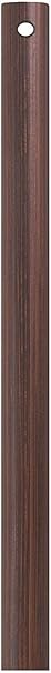 RTC Ceiling Fan Down Rod - 6-Inch Long - Ceiling Fan Hanging Rod - 1 Piece (0.5 Foot, Brown)