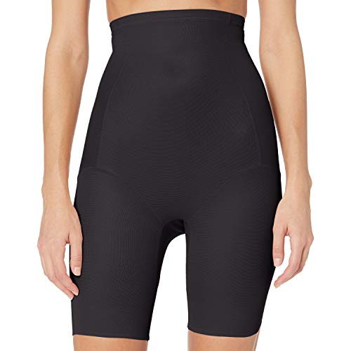 Naomi & Nicole And Nicole Women's Unbelievable Comfort Hi Waist Thigh Slimmer Shapewear, Black 3X Plus #TOP15