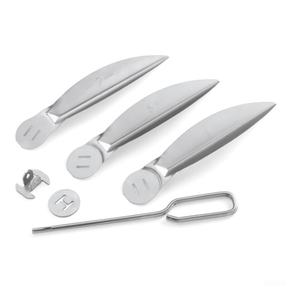 HOHOVYVY 22.5 Inch One-Touch Cleaning System Replacement Part Kit for Weber 7444 Barbecue Accessories Metal Brush