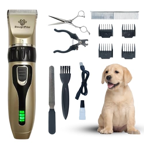 Dog-Clippers-for-Grooming-12-Pcs-Set-Low-Noise-Rechargeable-Professional-Dog-Grooming-Kit-Dog-Grooming-Clippers