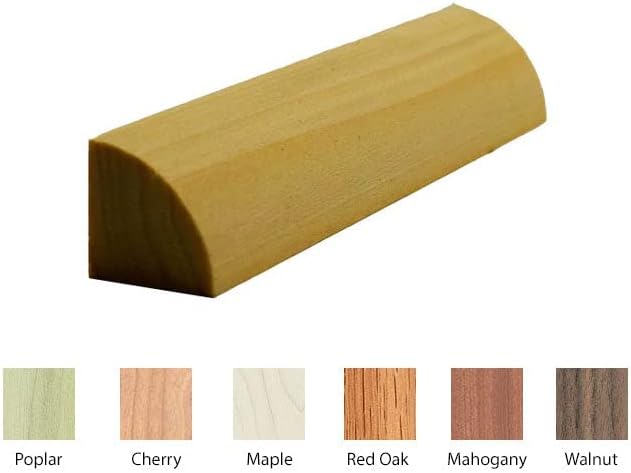 EWQR12 Quarter Round 3/4 Moulding Trim, 3/4 x 3/4, Cherry, 94