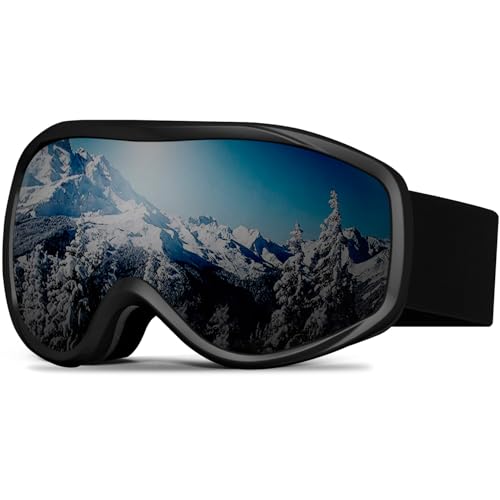 VEWOE Ski Goggles OTG Women, Anti-Fog Snowboard Goggles