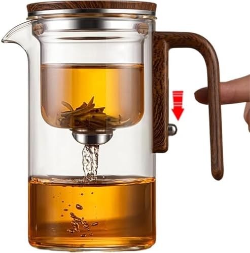 800ML Witchcraft Magic Glass Teapot with Infuser Strainer and Lid...