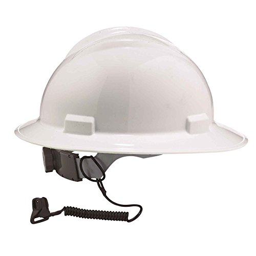 Ergodyne 19158 Squids Coil Hard Hat Lanyard with Clamp, Black, Standard, Black (Pack of 6)