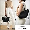 GSenhui Tote Bag Handtasche Damen Umhängetasche Große Shopper Tasche PU Leder Schultertasche mit Geldbörse Henkeltaschen Gross Tragetasche für Büro Einkauf Geschenk #1