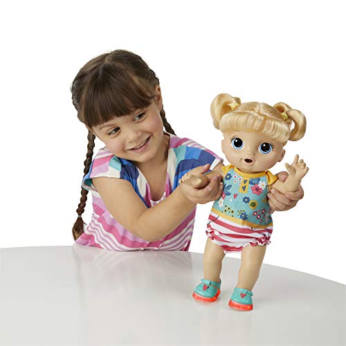 Boneca Baby Alive Bebê Passos E Sorrisos Loira - E5247 - Hasbro Baby Alive Boneca Baby Alive Bebê Pa