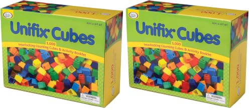 Image of Didax Unifix Cubes, Set of 1000 (Pack of 2)