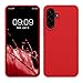 Produktbild kwmobile Hülle kompatibel mit Samsung Galaxy A56 5G Hülle - Silikon Handy Case - Handyhülle weiche Oberfläche - kabelloses Laden - Klassisch Rot
