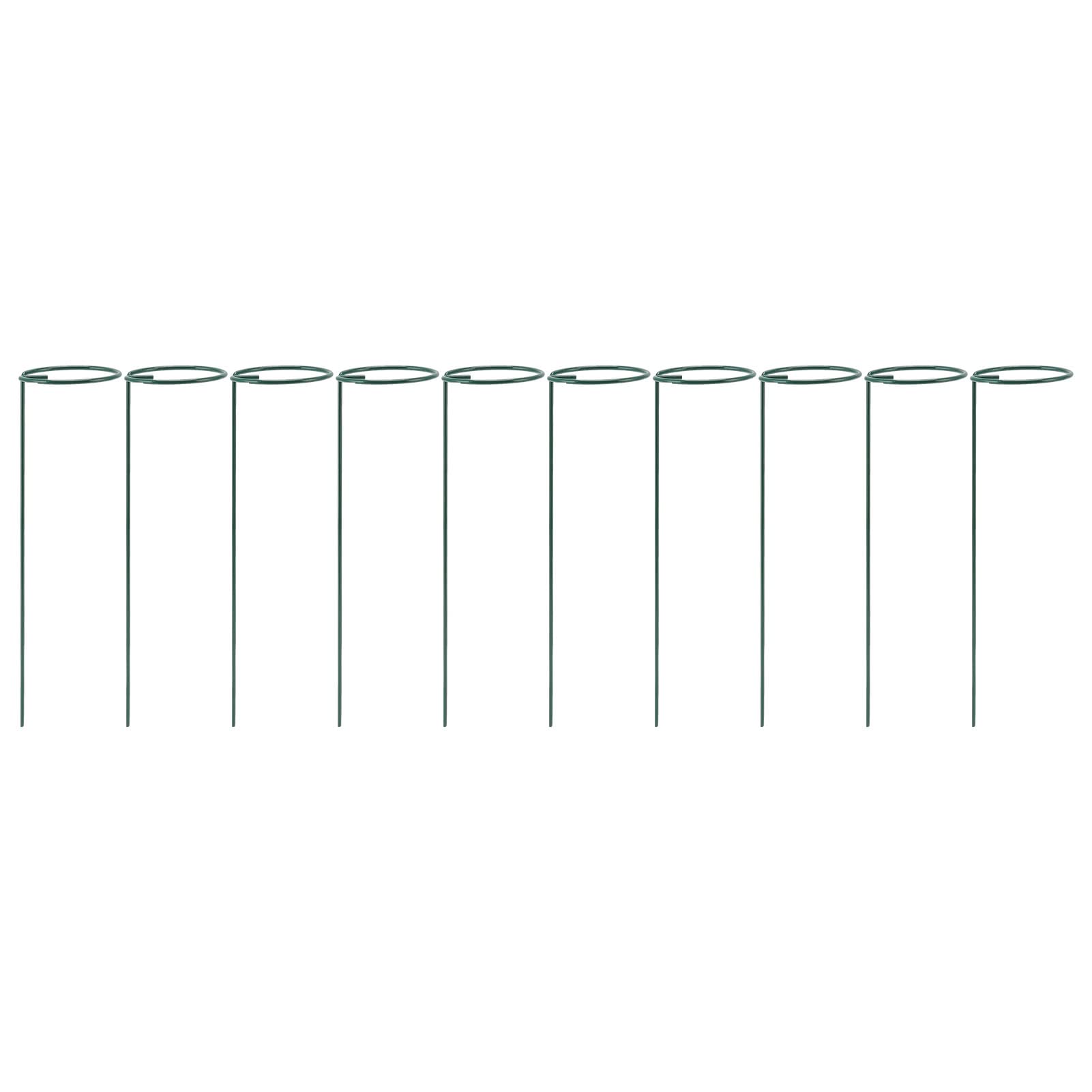 MINGZHE 10Pcs Metal Trellis for Plants, Garden Trellis for Climbing Plants Plant Vine Stem Support Structure for Garden Outdoor Indoor Potted Plant Support
