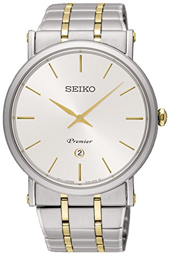 Seiko premier orologio Uomo Analogico Al quarzo con cinturino in