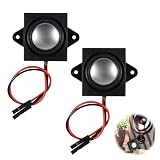 Wcawnlt 2Pcs de Haut Parleurs 3 Watts 4 Ohms, Mini Haut Parleurs, Micro Haut Parleurs avec Connecteur JST PH2.0 pour Petits Projets électroniques, Machines Publicitaires, TV LCD et Moniteurs.