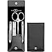Produktbild ZWILLING TWINOX Etui Maniküre Pediküre Nagel-Set 4-tlg. Reise Pflege Hände Füße Spazzoleder Mann Frau Druckknopf Rahmenverschluss Nagelschere Pinzette Nagelfeile Nagelknipser schwarz 97269-004-0