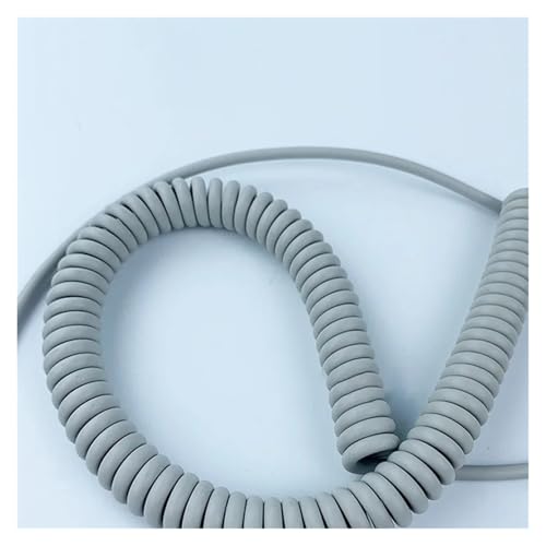 Câble spiralé à ressort 9 conducteurs 0,3mm² extensible 6M avec double blindage - 7