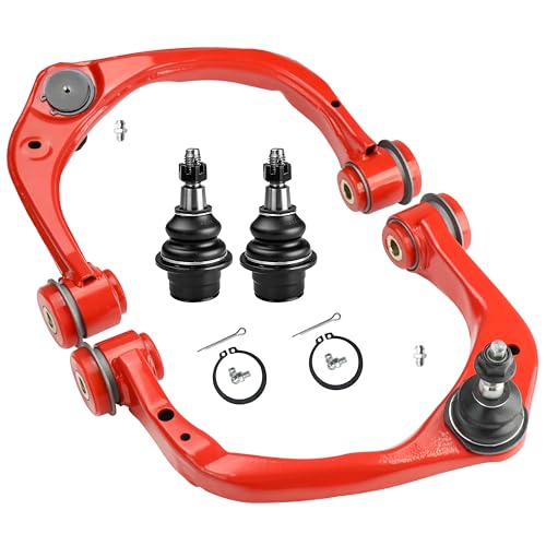 4pc Front Upper Control Arm Suspension Kit for 2015-2020 Ford F-150, 2018-2021 Ford Expedition, 2018-2021 Lincoln Navigator, 2 Upper Control Arms w/Ball Joint 2 Lower Ball Joints-4pc