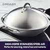 Circulon A1 Series w/ScratchDefense Nonstick Induction Wok with Lid, 14-Inch, Wok Pan with Lid, Graphite #5