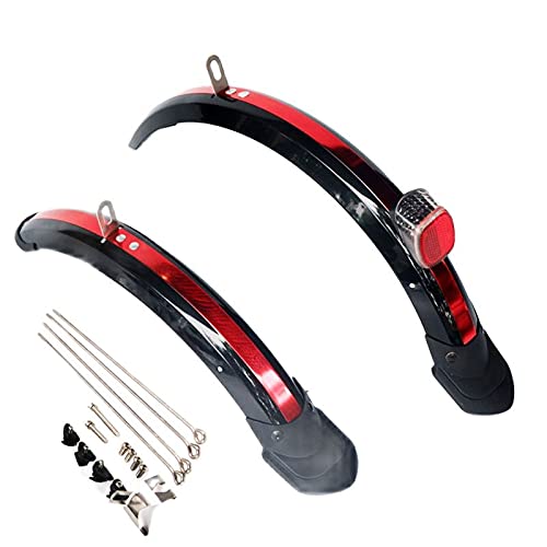 14 Pollici Pieghevole Bici parafango parafango 2pcs Anteriore Posteriore Ciclismo Bici da Ciclismo Guardia MTB Biciclette con Accessori for Bici da Luce Posteriore