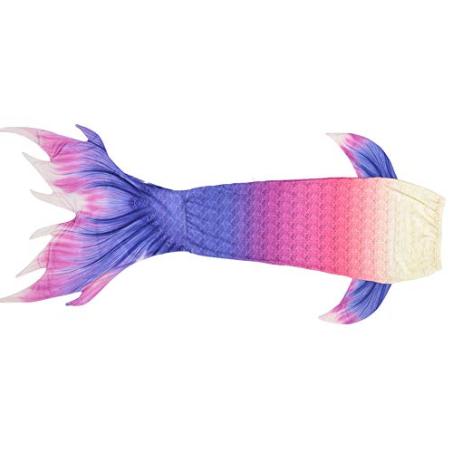 Biquínis de Meninas, 3pcs Conjunto de biquíni de maiô de sereia infantil para meninas com cauda de s