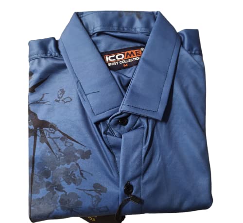 Image of mahek Fashion Printed Half Sleeve Lycra Shirt for Men