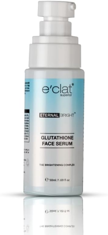 ECLAT SUPERIOR Eternal Bright Glutathione Face Serum | Skin Brightening Serum With Vitamin C & Niacinamide | For Men And Women All Skin Types | Dermatologist Recommended | 50 Ml