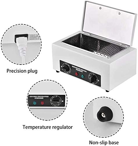300W Heat Sterilizer NV-210 w/Timer Disinfection Box Manicure Pedicure SPA Salon Equipment for Sundry Beauty Hair Nail Metal Tools by Giff - Used condition - US$27.42