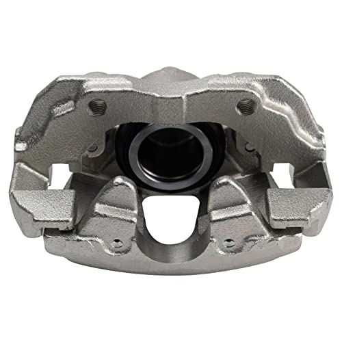 Image of TRQ Front Driver and Passenger Side Brake Caliper Set Caliper Brackets Hardware Compatible with 2012-2018 Ford Focus 2013-2018 Ford C-Max