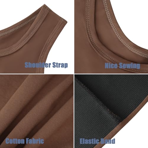 Image of Women Transgender Tomboy FTM Pull On Closure Elastic Chest Binder Pullover Tank Top