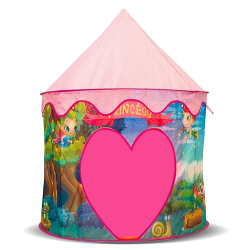Tienda campaña Infantil - Casitas Infantiles - Tipi - Casita Infantil Exterior - Juguete para niños - Regalo niño 3,4,5,6,7 años - Juego Infantil - Casitas Tela - Regalo de cumpleaños - (Rosa)