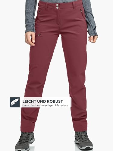 Schöffel Damen Pants Ascona Warm L, warme Wanderhose mit 4 Wege-Stretch, Wasserabweisende, atmungsaktive Thermohose, Acai, 34 – Ansicht 4