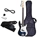 Electric Bass Guitar, Safeplus Starters Acoustic Guitar Full Size 4 String Package with Guitar Bag, Strap, Guitar pick, Amp cord